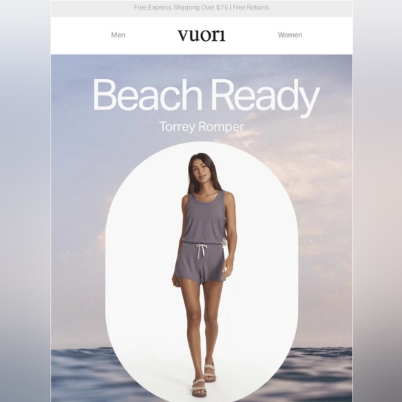 Vuori Torrey Ribbed Romper Shorts - Picture 10 of 12